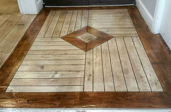 Concrete Wood Floor